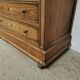 Commode coiffeuse 1900 en chêne et marbre