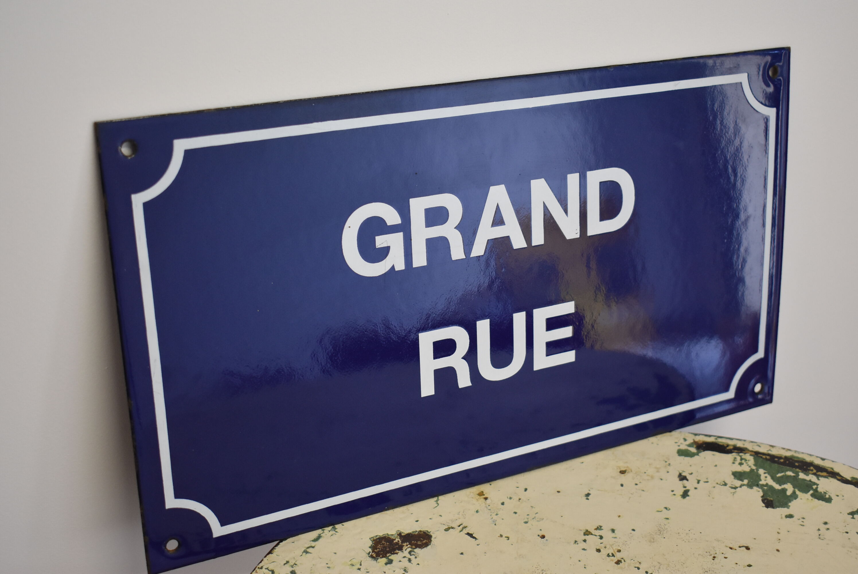 enamelled plaque "great street