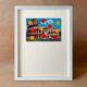 Roma - Collage sur carte postale