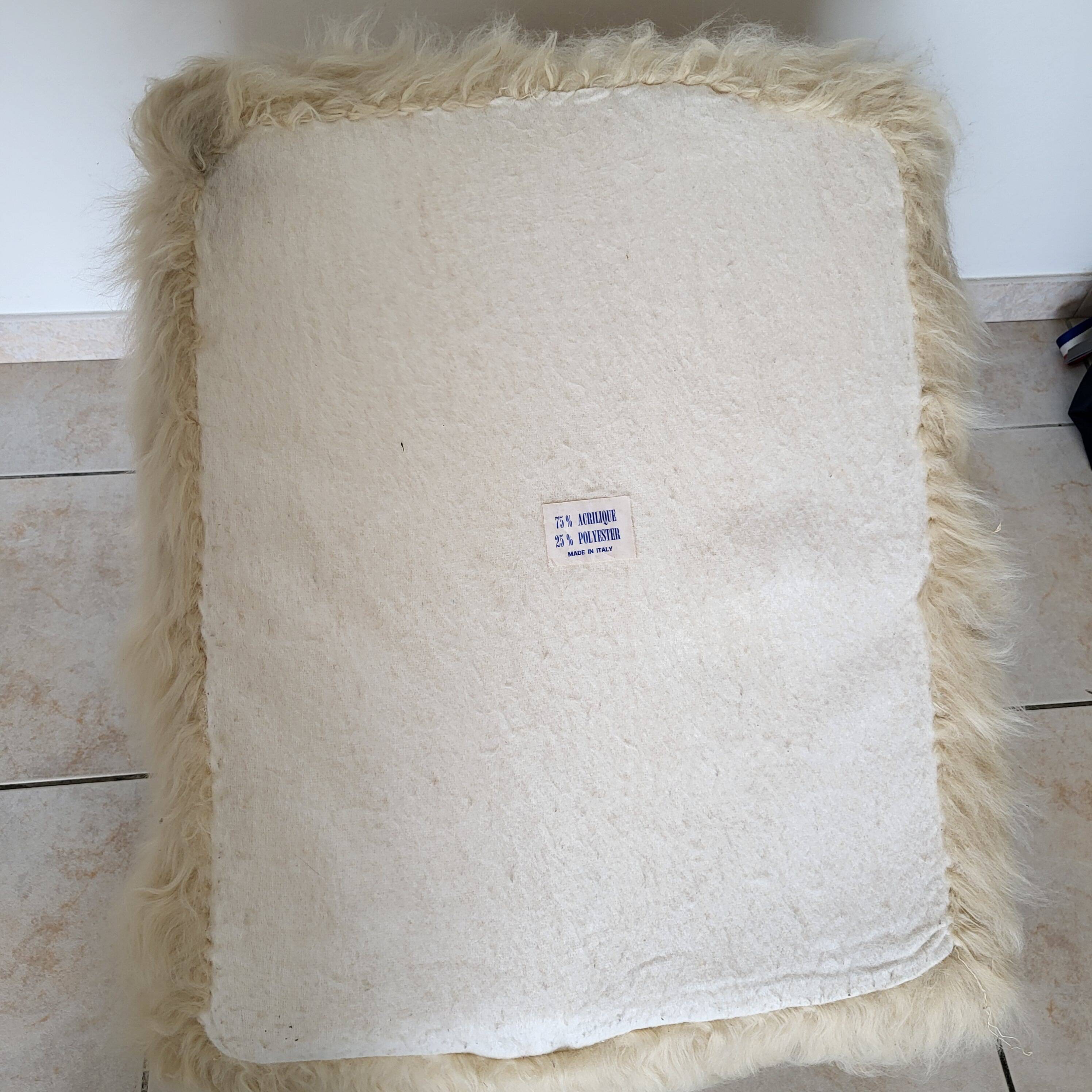 1970s shaggy armchair