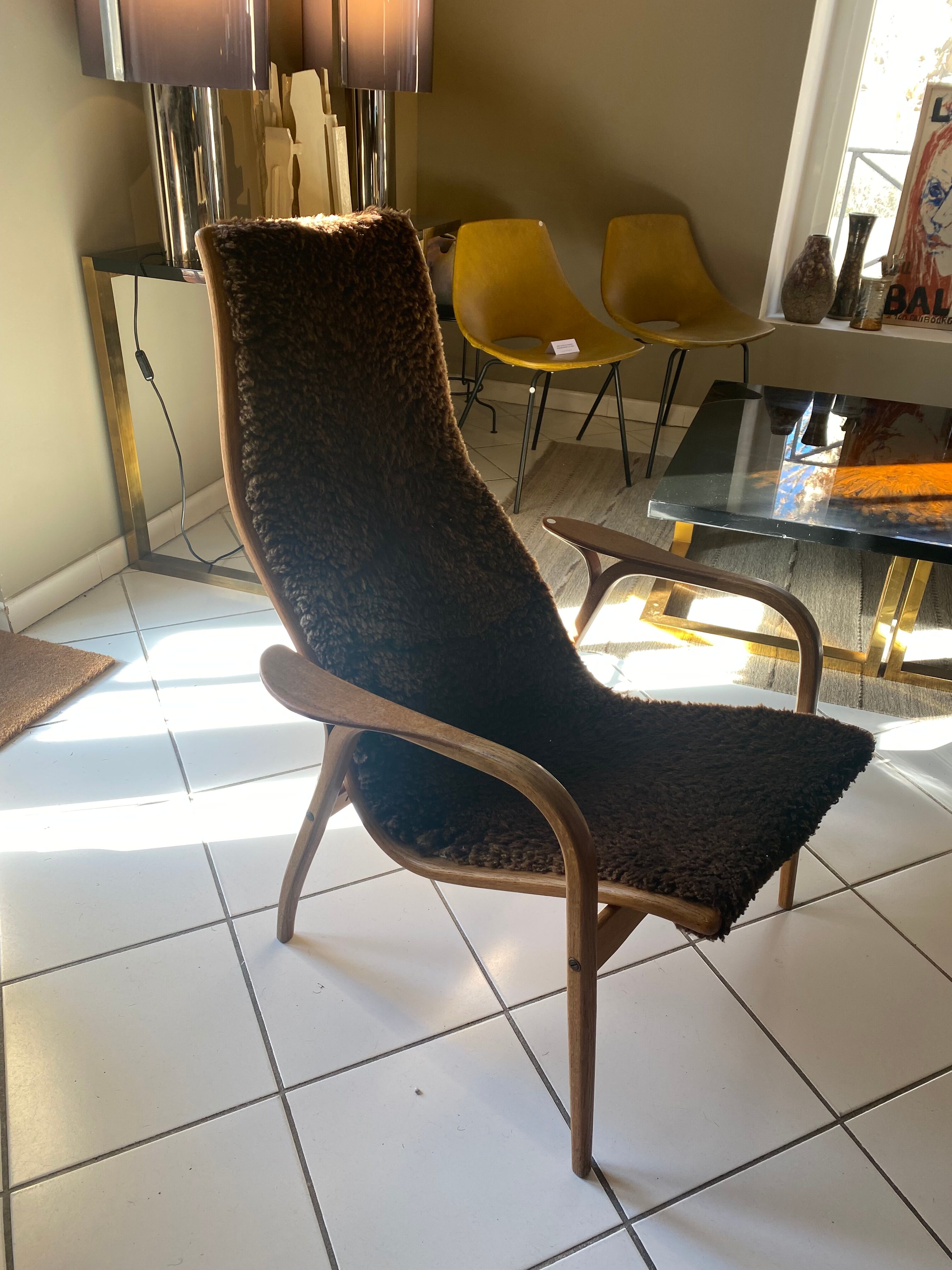 Scandinavian designer Lamino armchair Yngve Ekstrom