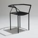 Pair of poltroncina chairs, zeus, maurizio peregalli, 1980s