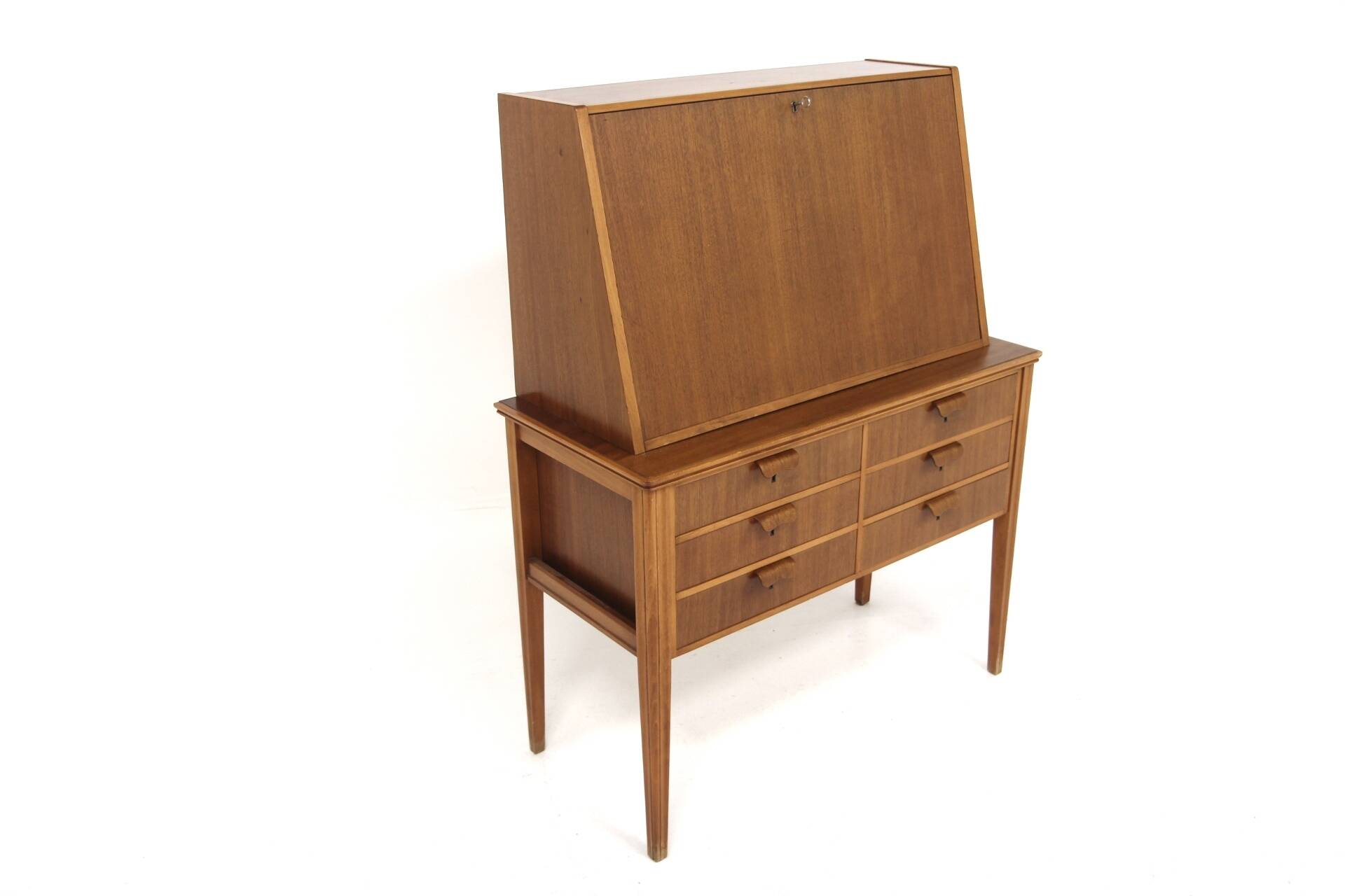 Scandinavian mahogany secretary, Sweden, 1950