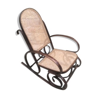 Rocking-chair cannes and curved wood
