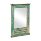 Miroir patine verte vieux teck inde 65x6x94cm