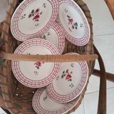 Dessert plates Digoin Sarreguemines