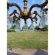 19th century bronze chandelier with tassels