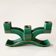 Art Deco ceramic candle holders