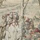 Medieval Hunts of Maximilian wool Jacquard tapestry gobelin Brussels