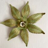 Wall lamp, vintage ceiling lamp leaves