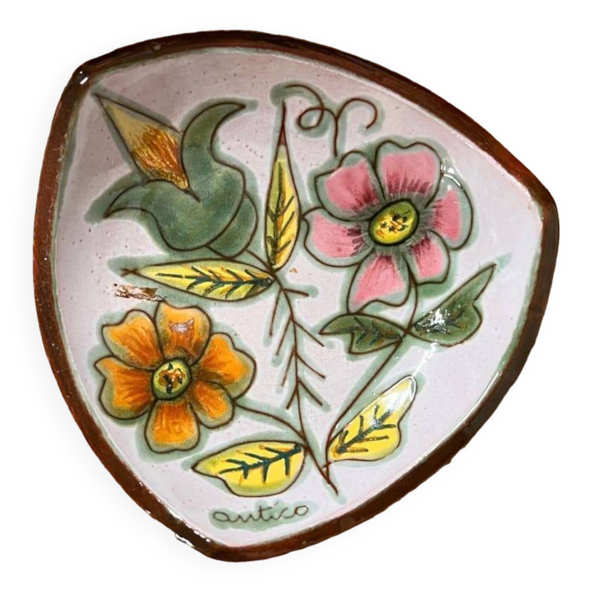 Coupelle fleurs multicolores ANTICO pour Sant Vicens | Selency