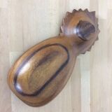 Scandinavian fruit bowl pineapple in teak