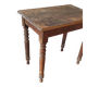 Table with turned legs