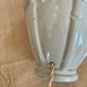 Ceramic lamp, 2M fabric cable, rope lampshade.