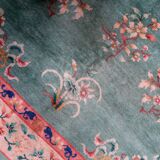 Handmade antique Art Deco Chinese rug 216cm x 295cm, 1920s