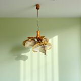 Rustic wooden chandelier