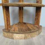Rustic coniferous wood notch