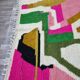 Traditional pure natural wool Berber rug size 100 x 200 cm