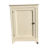 Parisian buffet of the 1940s painted white