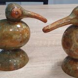 Birds in gourds