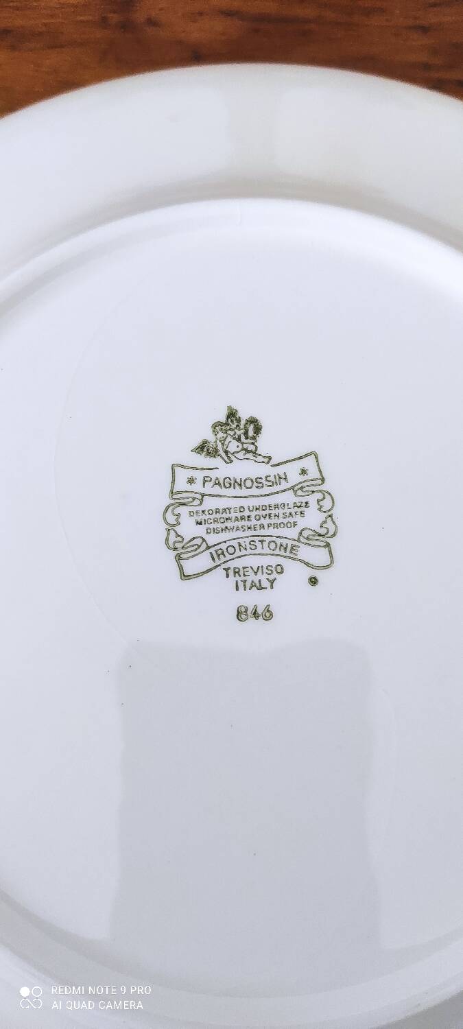 Lot Assiettes à Dessert Pagnossin