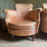 Pair of toad armchairs