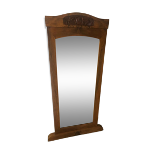 miroir noyer verre biseauté