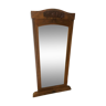 Walnut mirror beveled glass