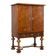 Neo-Baroque German Walnut Cocktail Cabinet, 1900s