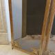 Art Nouveau brass fire screen 1900