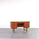 Mid-Century Modern Danish Teak Executive Desk, 1960s