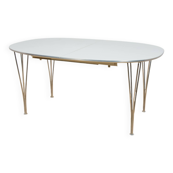Table à manger extensible Ellipse B612 de style Mid-Century Modern par Piet Hein & Brun