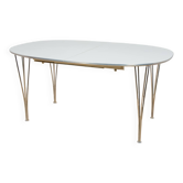 Table à manger extensible Ellipse B612 de style Mid-Century Modern par Piet Hein & Brun