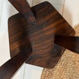 Pair of vintage stools by Olavi Hänninen – Solid oak – 1950s