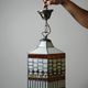 Large vintage suspension Artistar in Tiffany stained glass style, circa 1998.
