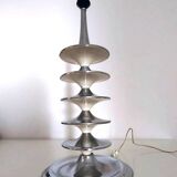 Lampe space age chromée