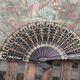 Vintage decorative fan signed JR Romano and J. Blay – Gallant Scenes