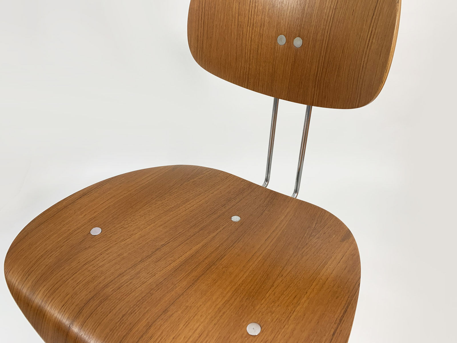 Vintage egon eiermann desk chair for wilde & spieth, 1960s