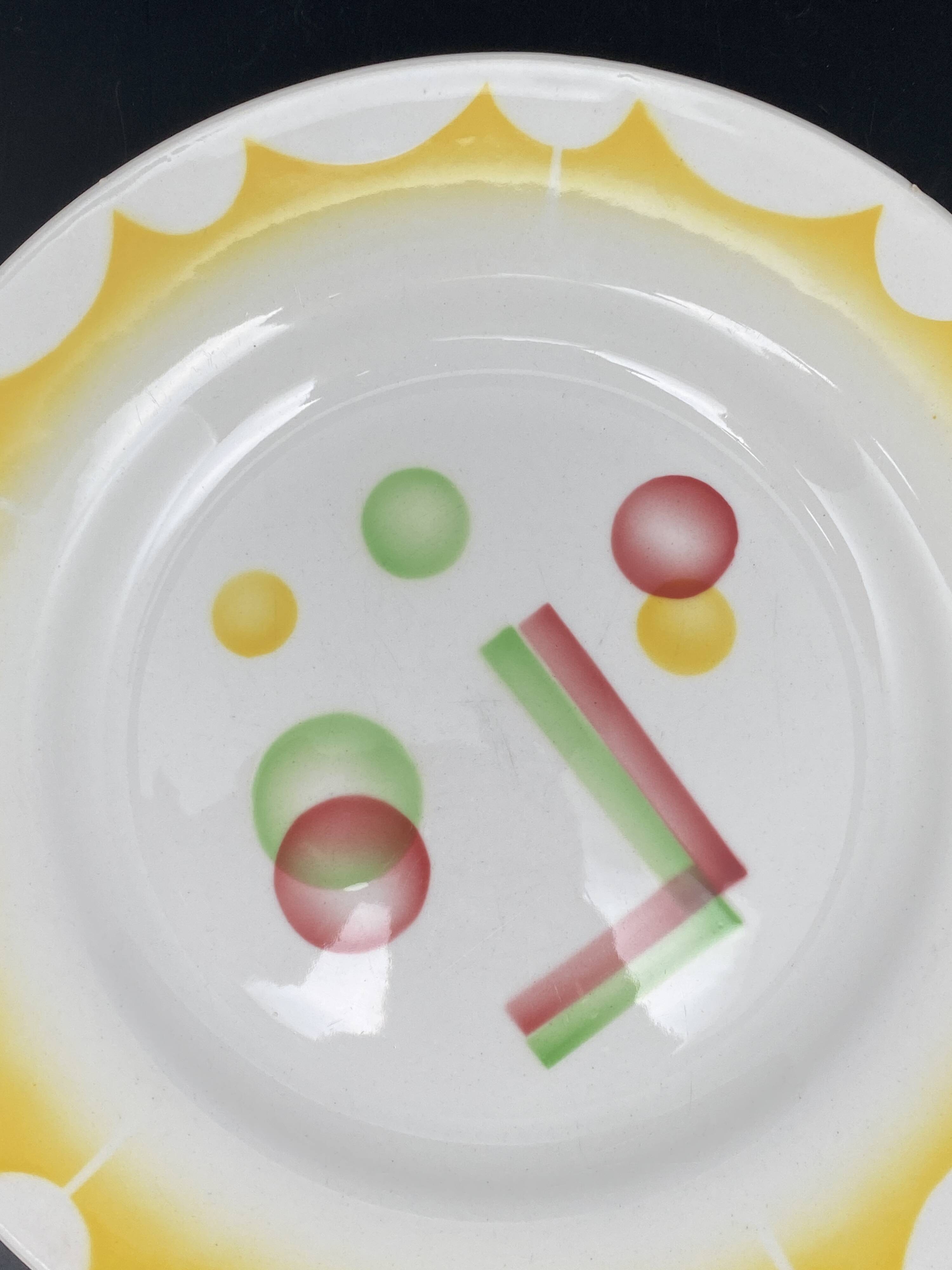 Dinner plates “Planètes” Collection Digoin Sarreguemines – MPM0324VLP1