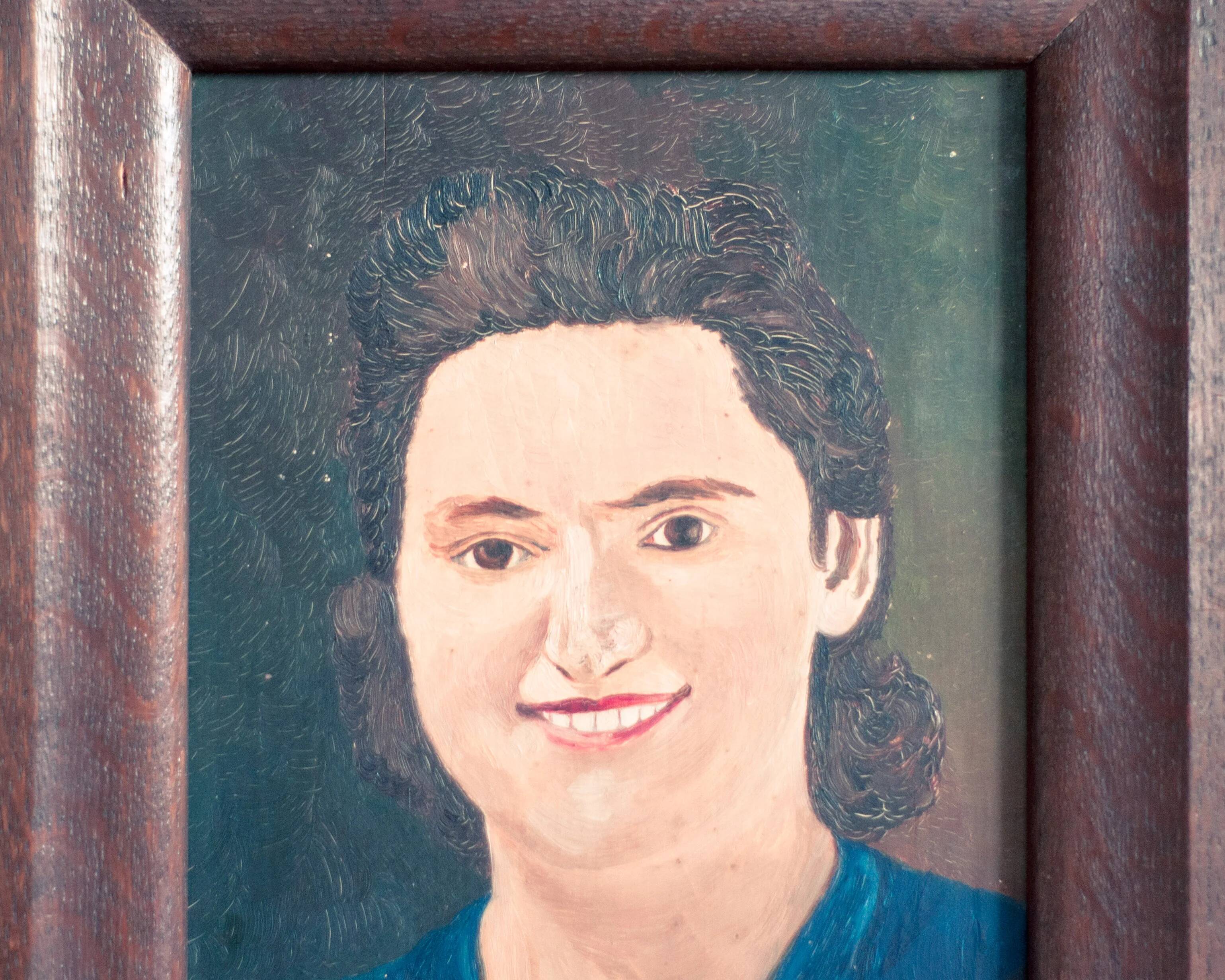 Portrait vintage de femme