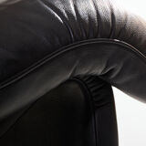 Two-seater leather sofa