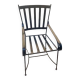 Handmade wrought iron chair