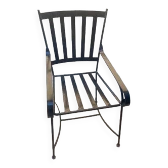 Handmade wrought iron chair