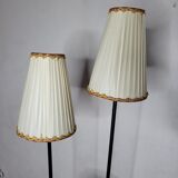 Lampadaire porte revue en fer forgé vintage