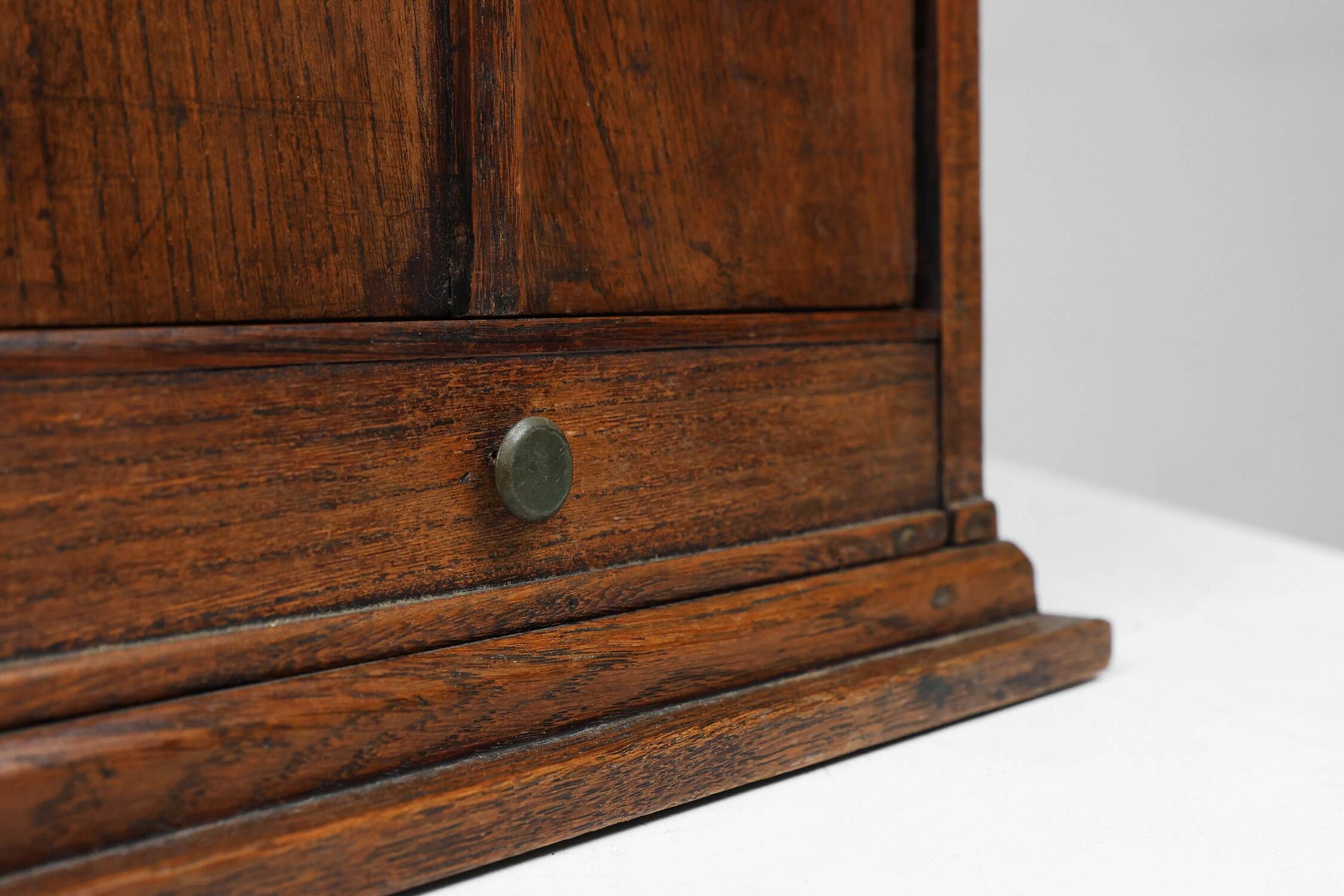 French Art Deco shaving cabinet in wood from the 1930