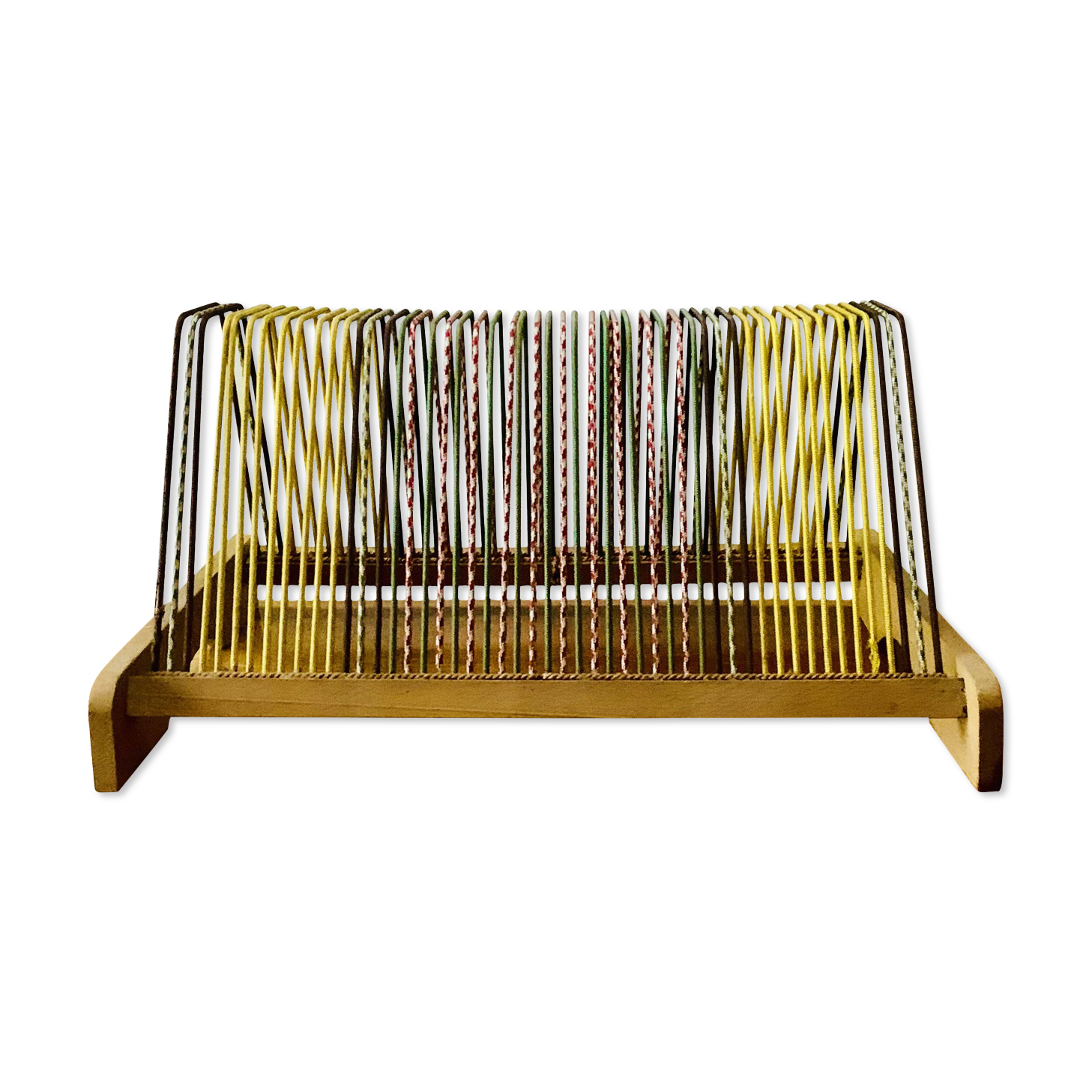 Vintage record holder for 50 vinyls - 1960s