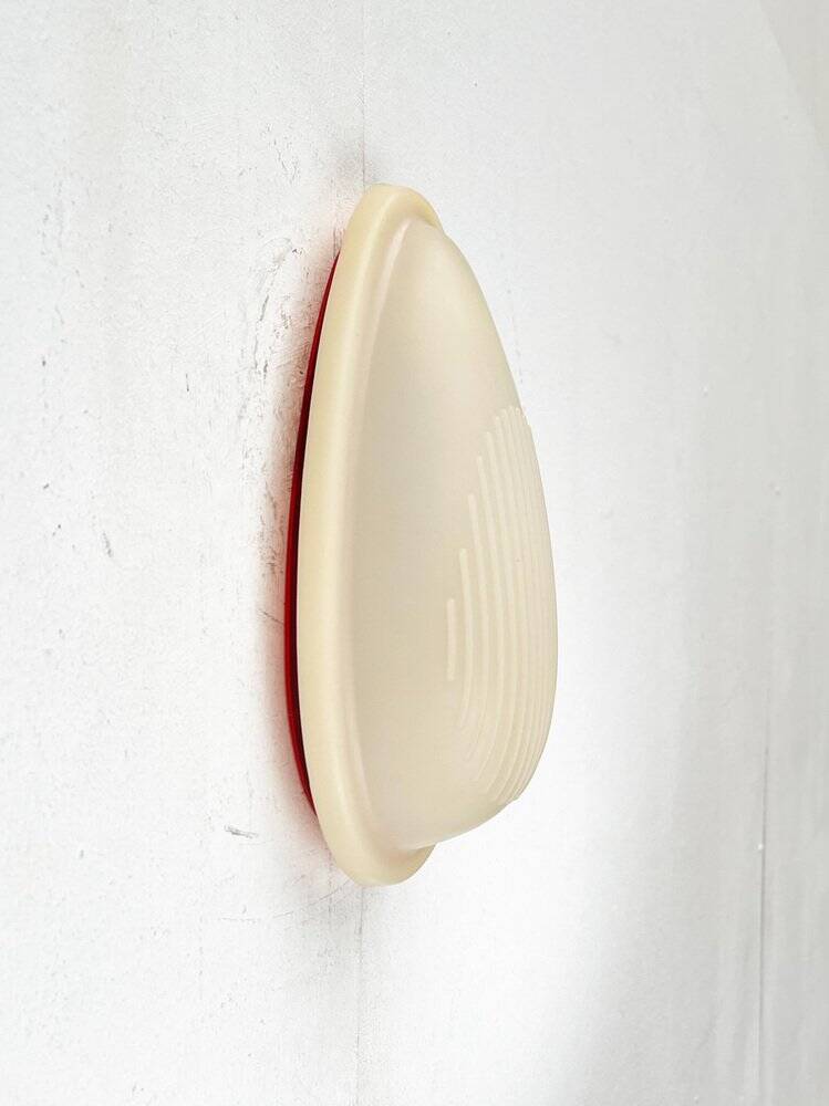 Postmodern Italian silicone wall lamp model Drop 1 by Marc Sadler for Arteluce, 1990s.