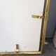 Mirror golden brass Italy 70s 91x66cm
