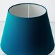 Vintage Royal Delft Ceramic Table Lamp, Rare Teal Delvert Glaze, New Lampshade