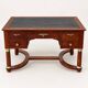 Empire style flat desk in mahogany